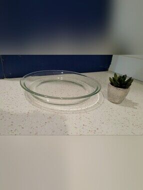 VTG PYREX 9" Clear Glass Pie Plate
